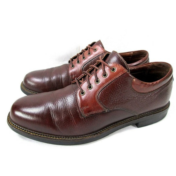 Neal M Men\'s Classic Brown Bison Leather Derby Shoes Waterproof Made In USA!!! main image 6